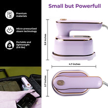 Load image into Gallery viewer, 2-in-1 Portable Iron &amp; Steamer
