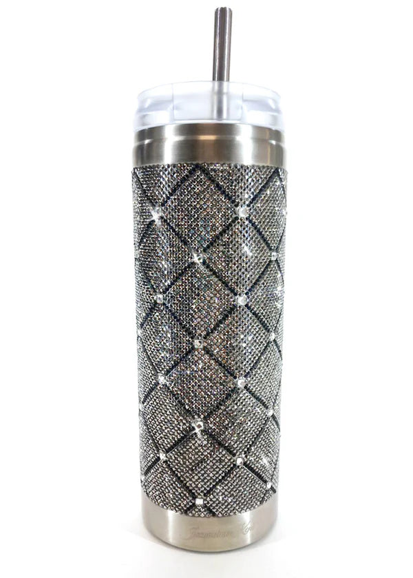 Jacqueline Kent Little Black Dress Collection Hematite Cross Tumbler