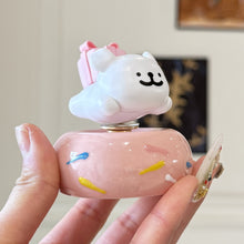 Load image into Gallery viewer, Spinning Line Puppy Maltese Figure
