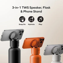 Load image into Gallery viewer, Momax 1-Vibe Bottle Magnetic Wireless Speaker Flask
