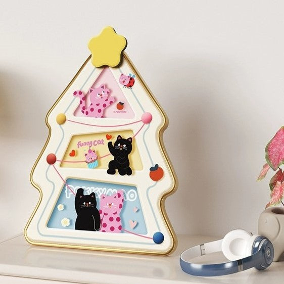 MEISD Polka Dot Cat Decor