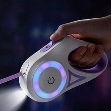 Load image into Gallery viewer, Retractable Light-up Leash with LED Spotlight
