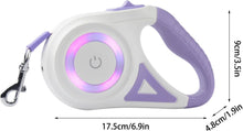 Load image into Gallery viewer, Retractable Light-up Leash with LED Spotlight
