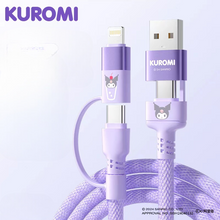Load image into Gallery viewer, Sanrio Character 4-in-1 Fast Charging Data Cable
