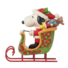 Load image into Gallery viewer, Snoopy &amp; Woodstock in Sleigh
