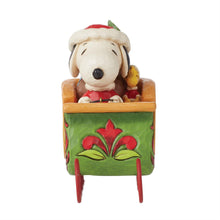 Load image into Gallery viewer, Snoopy &amp; Woodstock in Sleigh

