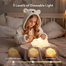 Load image into Gallery viewer, Sleepy Snoring Bear Night Light
