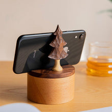 Load image into Gallery viewer, Wooden Pine Tree Cellphone Holder
