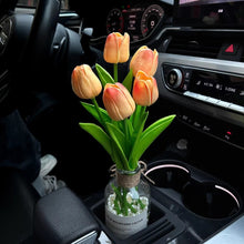 Load image into Gallery viewer, Tulip with Clear Vase
