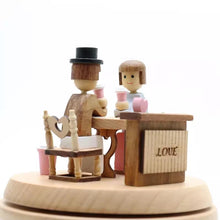 Load image into Gallery viewer, Wooden Couple Music Box
