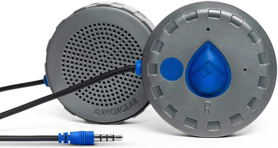 EcoPucks Wired Helmet Audio with Push-to-Talk Zello Walkie Talkie