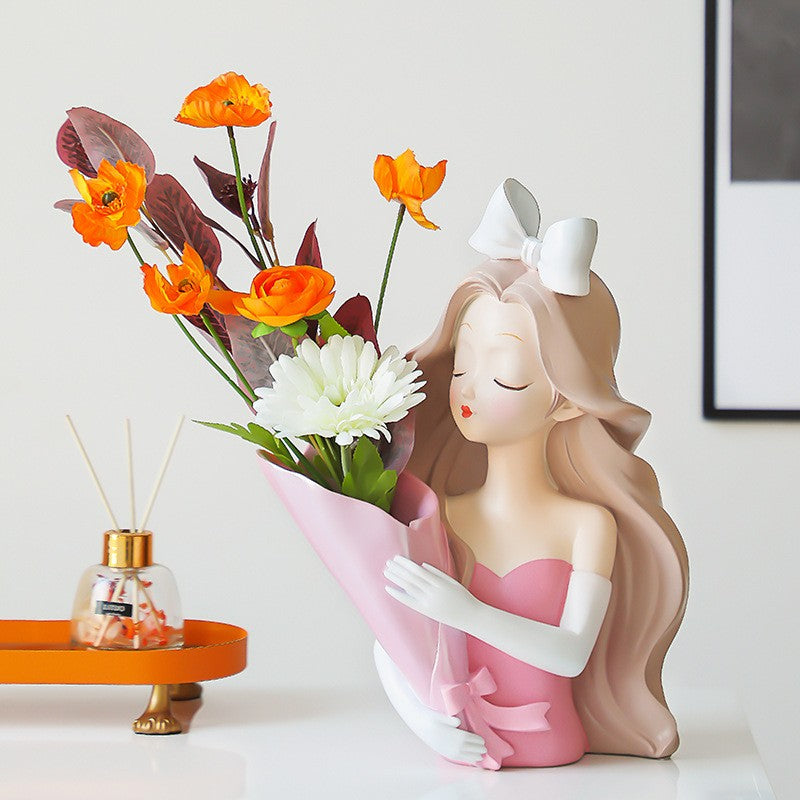 Girl with Bouquet Figurine