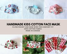 Load image into Gallery viewer, Handmade Kids Cotton Mask
