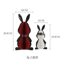 Load image into Gallery viewer, Foldable Paper Bunny Set
