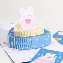 Load image into Gallery viewer, 3D Cake Greeting Card
