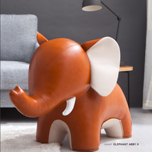 Load image into Gallery viewer, Zuny Elephant Abby II Stool Giant , Tan + Wheat
