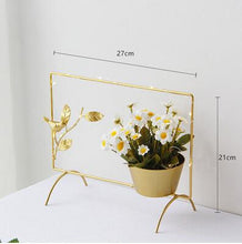 Load image into Gallery viewer, Gold Metallic Flower Pot
