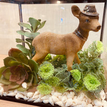 Load image into Gallery viewer, Deer Succulent Figurine
