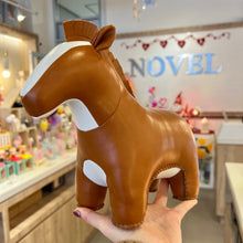 Load image into Gallery viewer, Leather Stuffed Animal Pony
