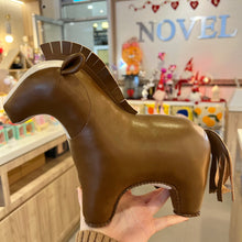 Load image into Gallery viewer, Leather Stuffed Animal Pony
