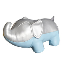 Load image into Gallery viewer, Leather Stuffed Animal Bookend/Doorstop

