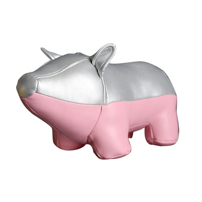 Leather Stuffed Animal Bookend/Doorstop