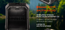 Load image into Gallery viewer, Ecoxgear Ecoboulder Max Outdoor IPX 67 Waterproof Bluetooth Speaker
